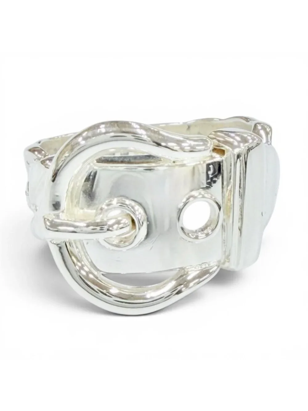 Hermes Vintage Book le Cellier Ring 925 Silver